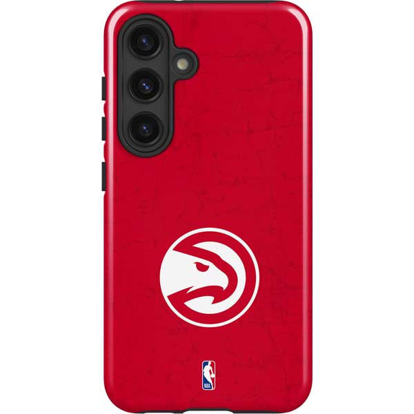 NBA Atlanta Hawks Distressed Galaxy S25 Impact Case