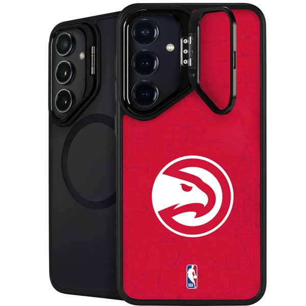 NBA Atlanta Hawks Distressed Galaxy S25 Plus Kickstand Case