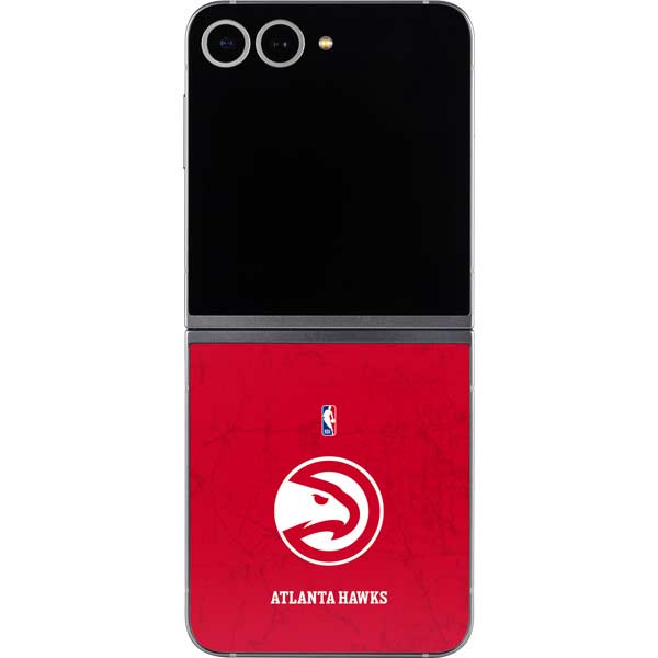 NBA Atlanta Hawks Distressed Galaxy Z Flip6 Skin