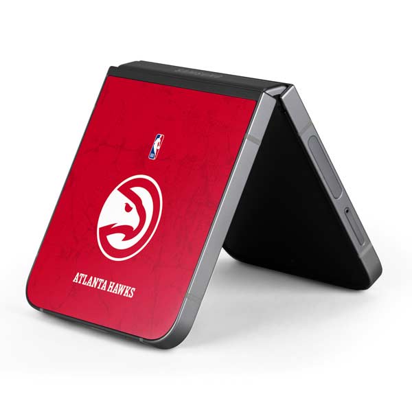 NBA Atlanta Hawks Distressed Galaxy Z Flip6 Skin