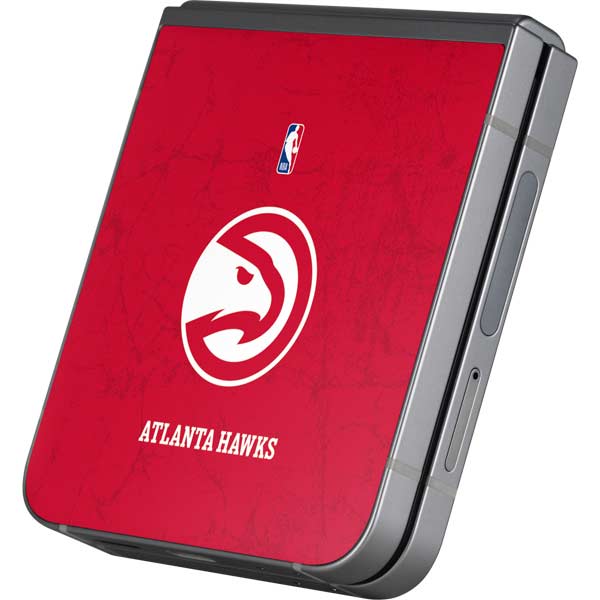 NBA Atlanta Hawks Distressed Galaxy Z Flip6 Skin