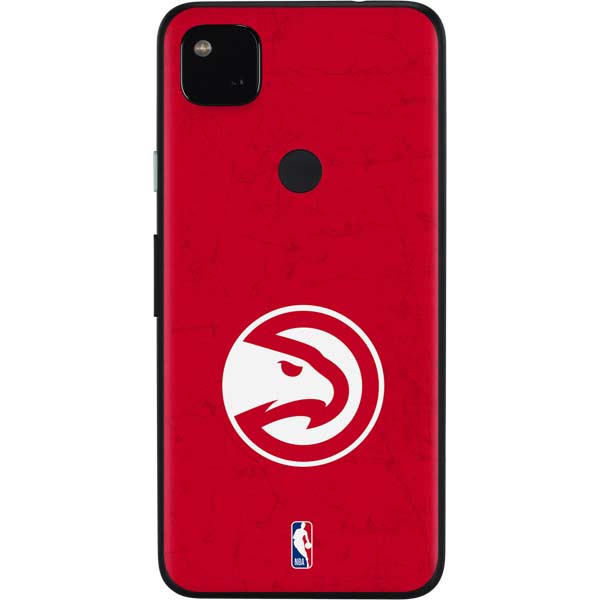 NBA Atlanta Hawks Distressed Google Pixel 4a Skin