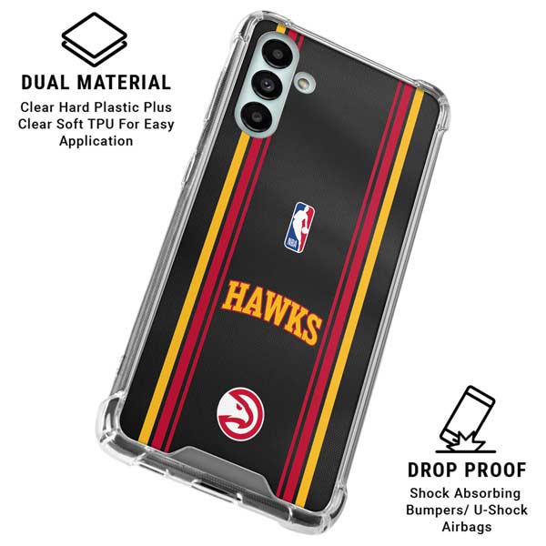 NBA Atlanta Hawks Jersey Galaxy A13 5G Clear Case