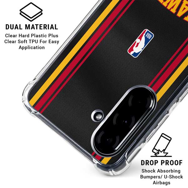 NBA Atlanta Hawks Jersey Galaxy A36 5G Clear Case