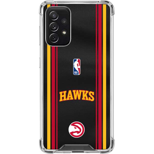 NBA Atlanta Hawks Jersey Galaxy A72 5G Clear Case