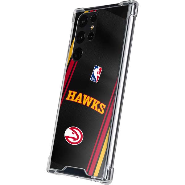NBA Atlanta Hawks Jersey Galaxy S22 Ultra Clear Case