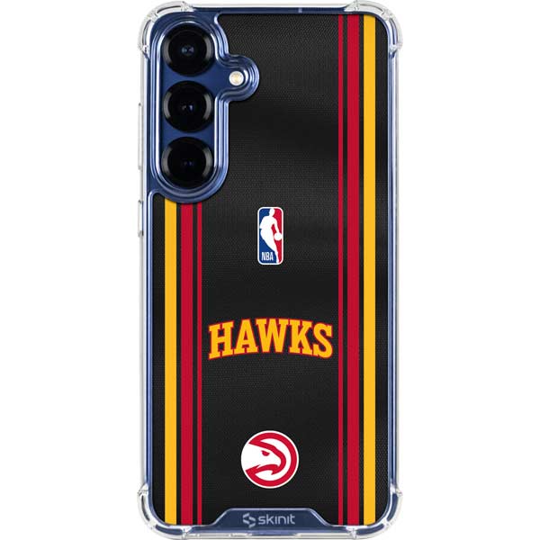 NBA Atlanta Hawks Jersey Galaxy S25 Plus Clear Case