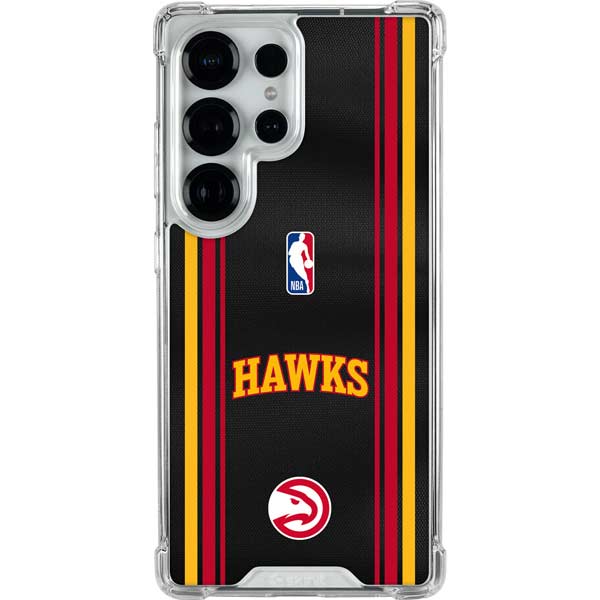 NBA Atlanta Hawks Jersey Galaxy S25 Ultra Clear Case