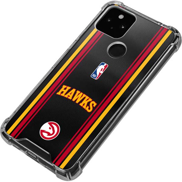NBA Atlanta Hawks Jersey Google Pixel 5a 5G Clear Case