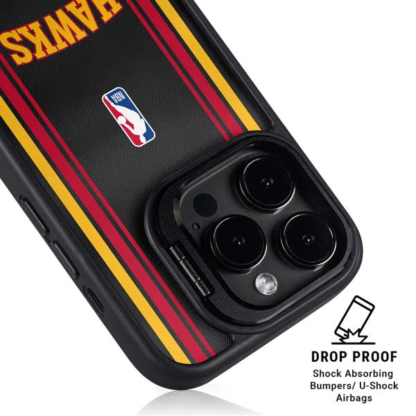 NBA Atlanta Hawks Jersey iPhone 14 Pro Kickstand Case