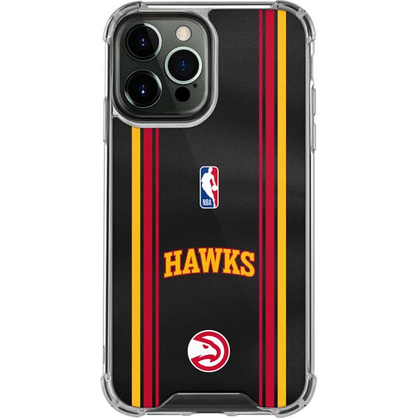 NBA Atlanta Hawks Jersey iPhone 14 Pro Max Clear Case