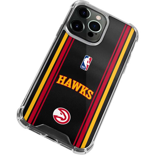 NBA Atlanta Hawks Jersey iPhone 14 Pro Max Clear Case