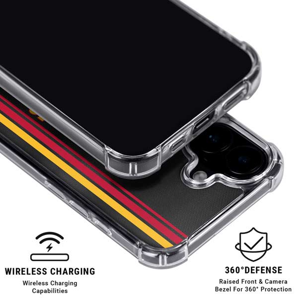 NBA Atlanta Hawks Jersey iPhone 16 Plus Clear Case