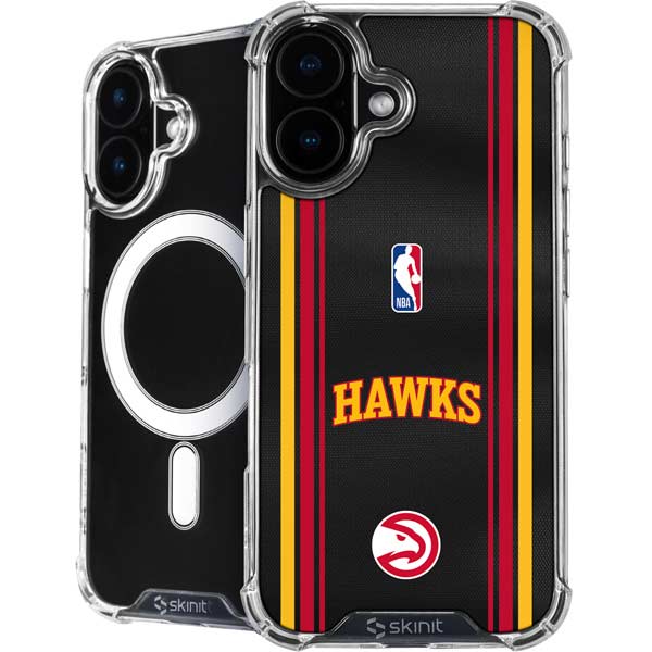 NBA Atlanta Hawks Jersey iPhone 16 Plus MagSafe Case