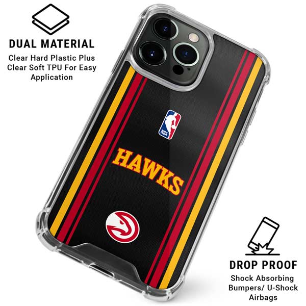 NBA Atlanta Hawks Jersey iPhone 16 Pro Clear Case