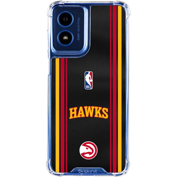 NBA Atlanta Hawks Jersey Moto G Play 4G (2024) Clear Case