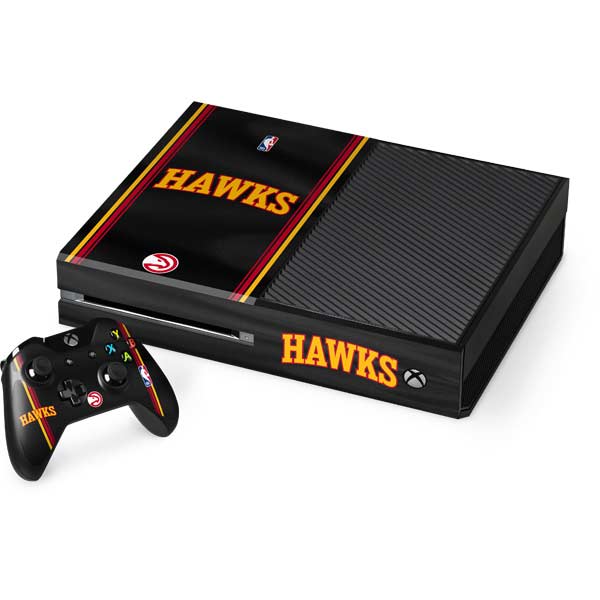 NBA Atlanta Hawks Jersey Xbox One Console and Controller Bundle Skin