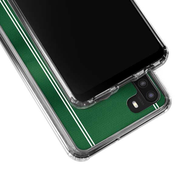 NBA Boston Celtics Jersey Galaxy A21 Clear Case