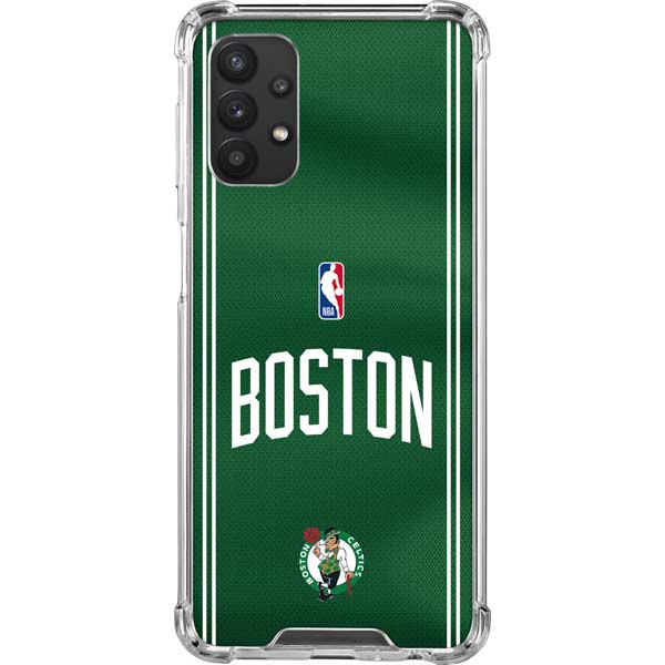 NBA Boston Celtics Jersey Galaxy A32 5G Clear Case