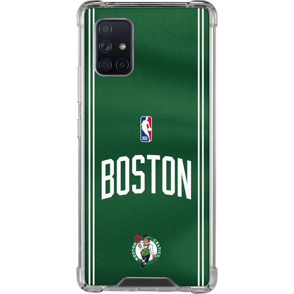 NBA Boston Celtics Jersey Galaxy A71 5G Clear Case