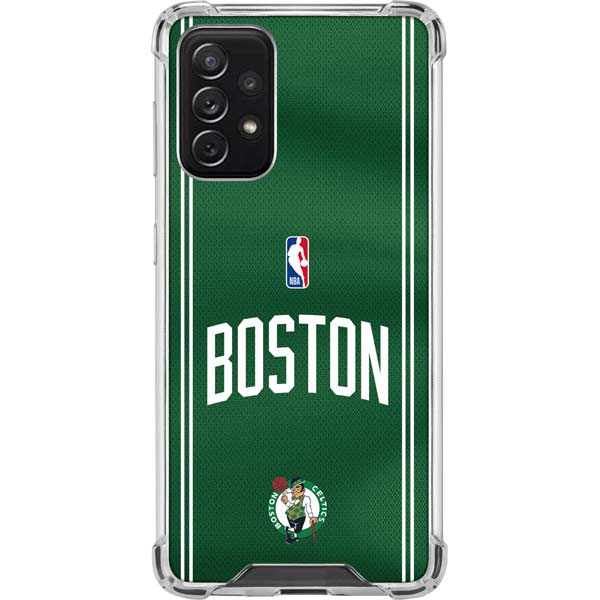 NBA Boston Celtics Jersey Galaxy A72 5G Clear Case