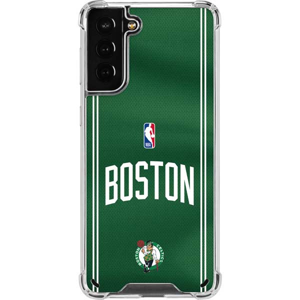 NBA Boston Celtics Jersey Galaxy S21 Plus 5G Clear Case