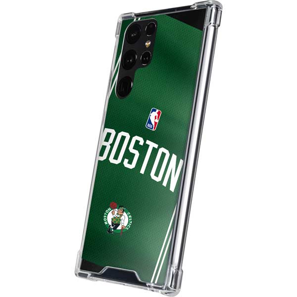 NBA Boston Celtics Jersey Galaxy S22 Ultra Clear Case