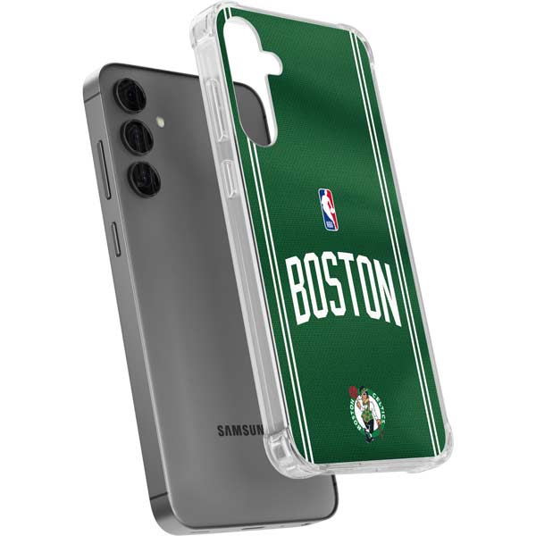 NBA Boston Celtics Jersey Galaxy S24 Plus Clear Case