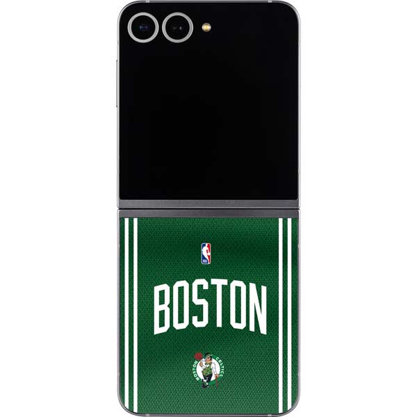NBA Boston Celtics Jersey Galaxy Z Flip6 Skin
