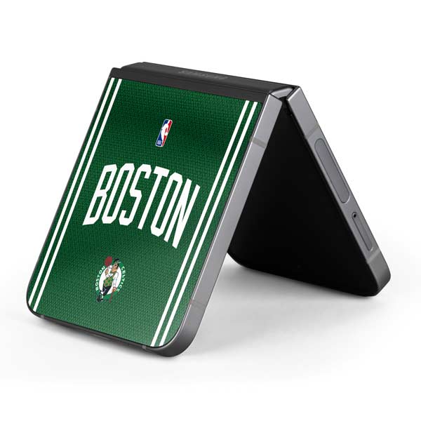 NBA Boston Celtics Jersey Galaxy Z Flip6 Skin