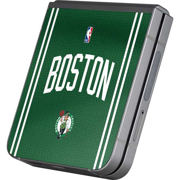 NBA Boston Celtics Jersey Galaxy Z Flip6 Skin