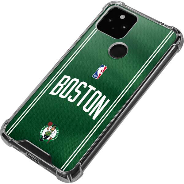 NBA Boston Celtics Jersey Google Pixel 4a 5G Clear Case