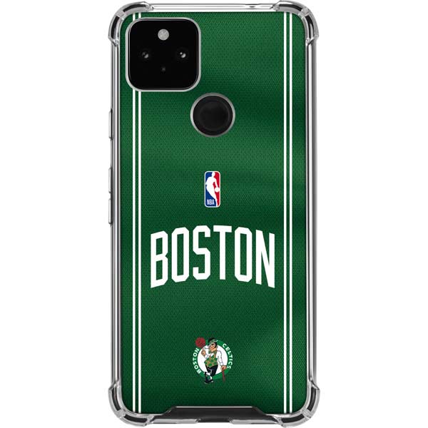 NBA Boston Celtics Jersey Google Pixel 5a 5G Clear Case