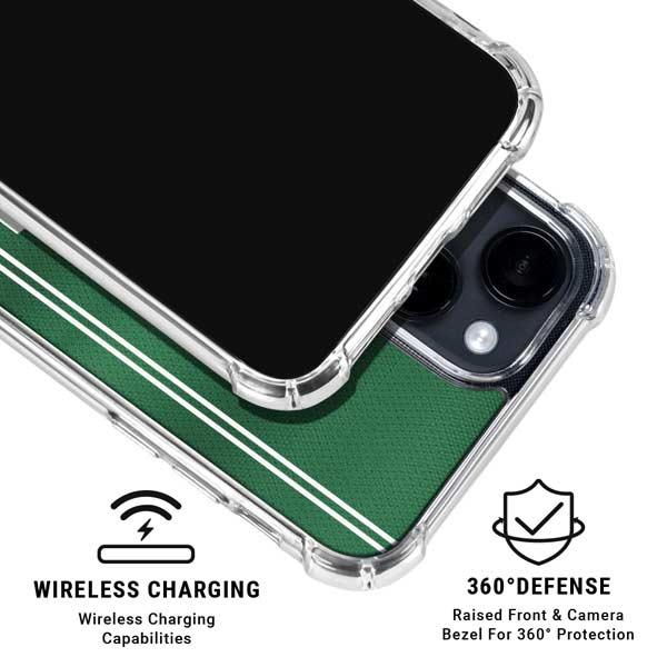 NBA Boston Celtics Jersey iPhone 15 Plus Clear Case