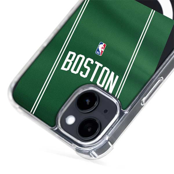 NBA Boston Celtics Jersey iPhone 15 Plus MagSafe Case