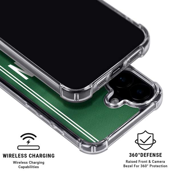 NBA Boston Celtics Jersey iPhone 16 Clear Case