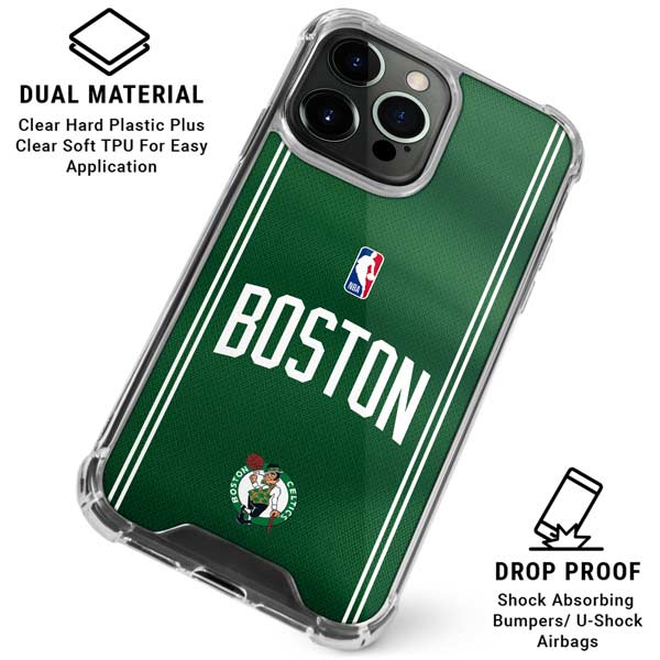 NBA Boston Celtics Jersey iPhone 16 Pro Max Clear Case