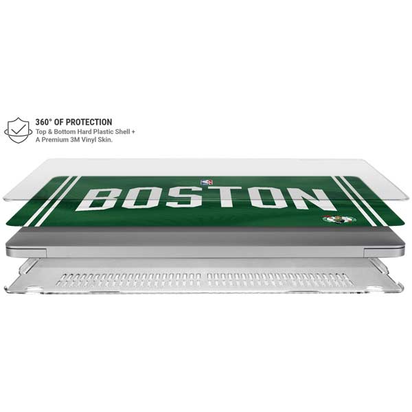 NBA Boston Celtics Jersey MacBook Air 15in (2023-2025) Case plus Skin