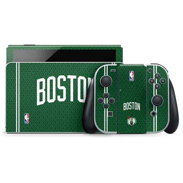 NBA Boston Celtics Jersey Nintendo Switch OLED (2021) Skin