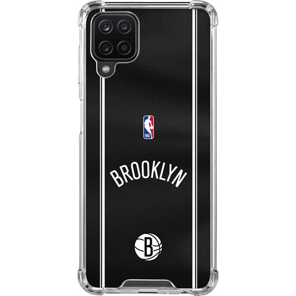 NBA Brooklyn Nets Jersey Galaxy A12 Clear Case