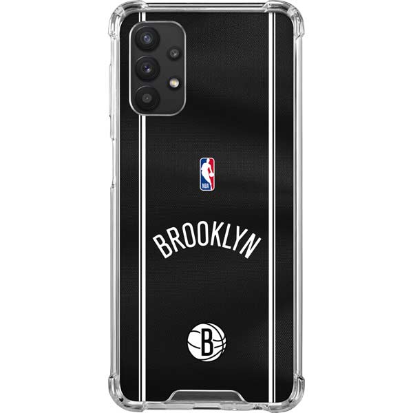 NBA Brooklyn Nets Jersey Galaxy A32 5G Clear Case