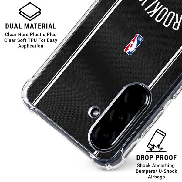 NBA Brooklyn Nets Jersey Galaxy A36 5G Clear Case
