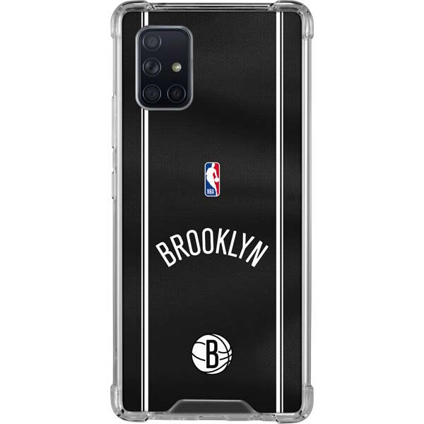 NBA Brooklyn Nets Jersey Galaxy A71 5G Clear Case