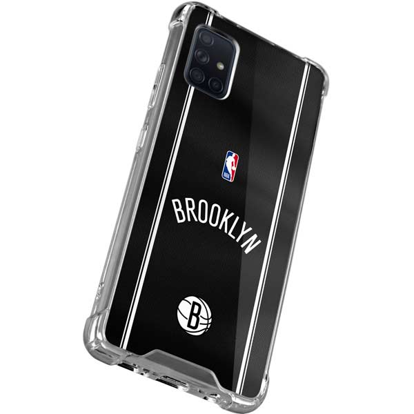 NBA Brooklyn Nets Jersey Galaxy A71 5G Clear Case