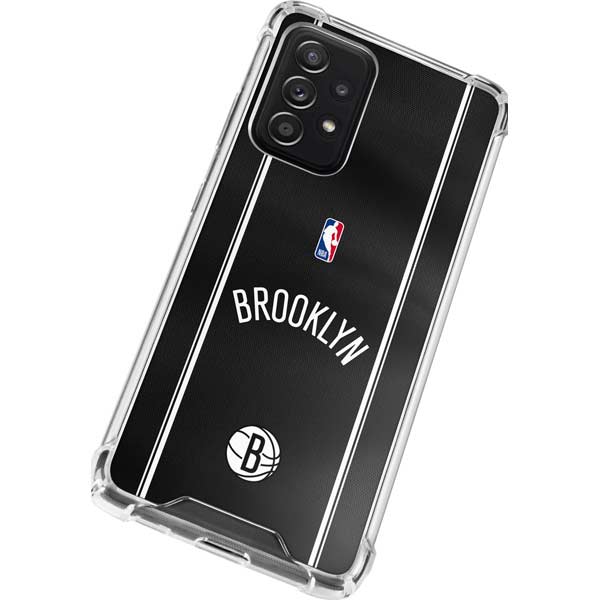 NBA Brooklyn Nets Jersey Galaxy A72 5G Clear Case