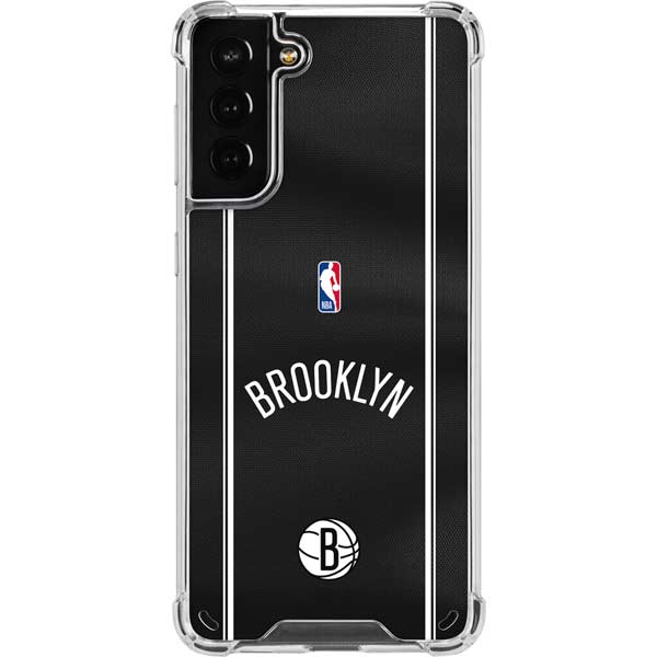 NBA Brooklyn Nets Jersey Galaxy S21 Plus 5G Clear Case