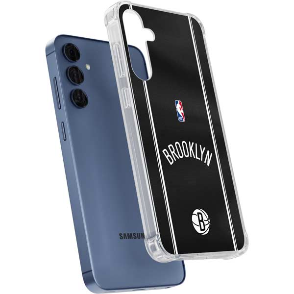 NBA Brooklyn Nets Jersey Galaxy S24 Clear Case