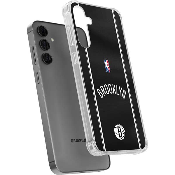 NBA Brooklyn Nets Jersey Galaxy S24 Plus Clear Case