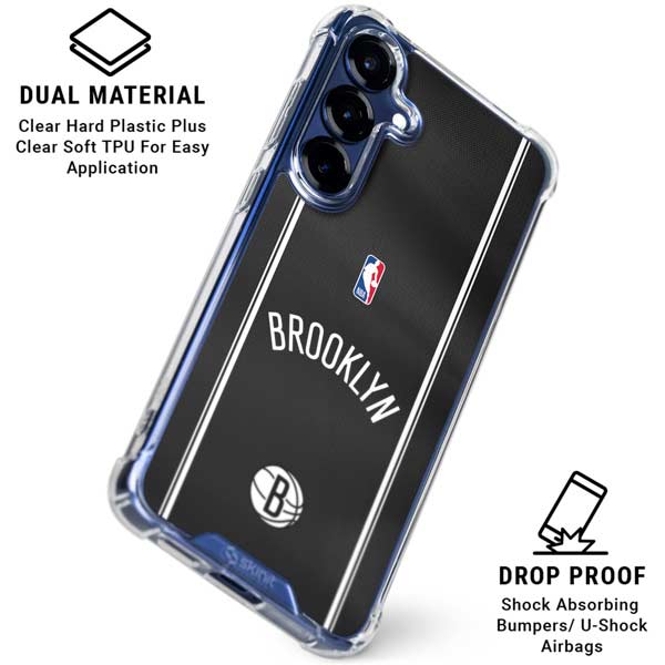 NBA Brooklyn Nets Jersey Galaxy S25 Clear Case