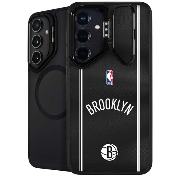 NBA Brooklyn Nets Jersey Galaxy S25 Plus Kickstand Case